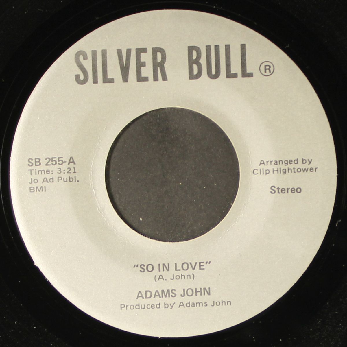 so in love / give him up by ADAMS JOHN