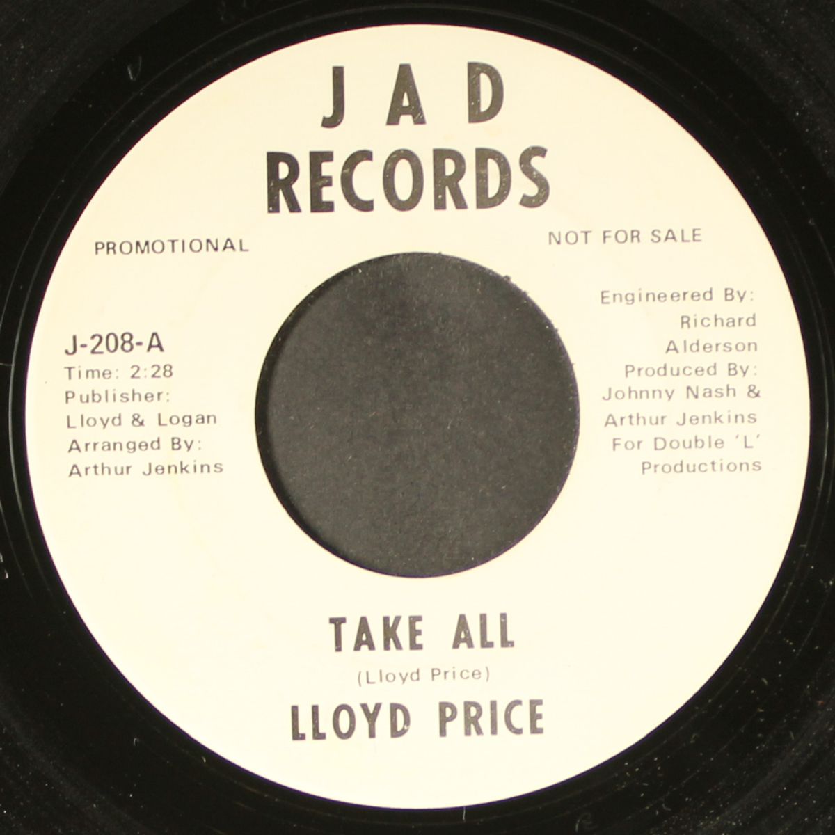 take all / love, love, love by LLOYD PRICE
