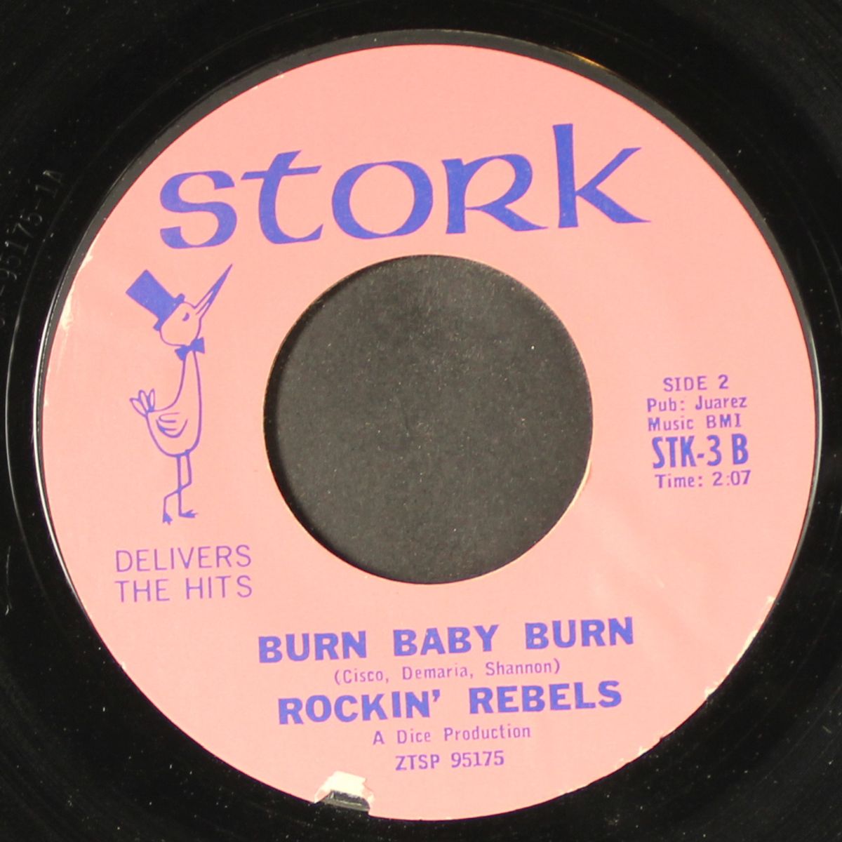 bongo blue beat / burn baby burn by ROCKIN' REBELS