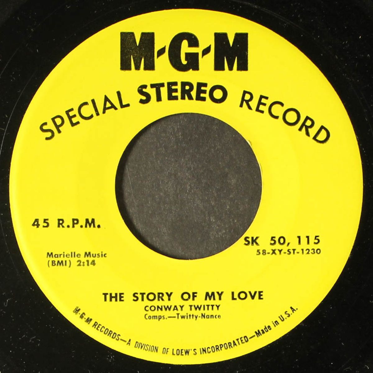 the story of my love by CONWAY TWITTY
