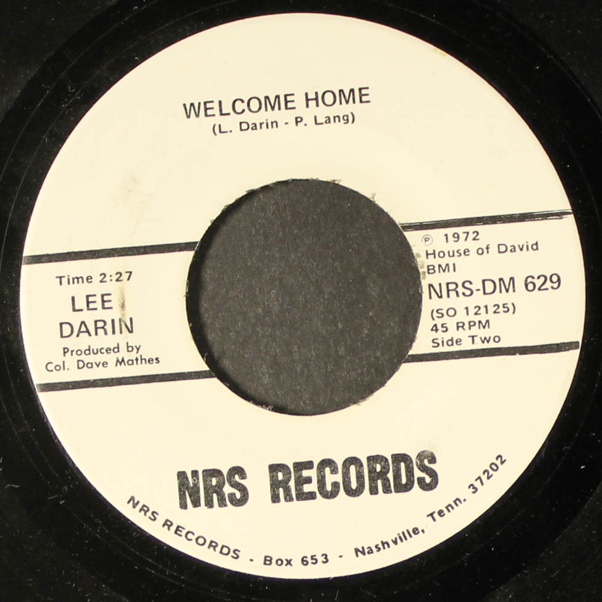 heart don't let your feet walk out the door / welcome home by LEE DARIN