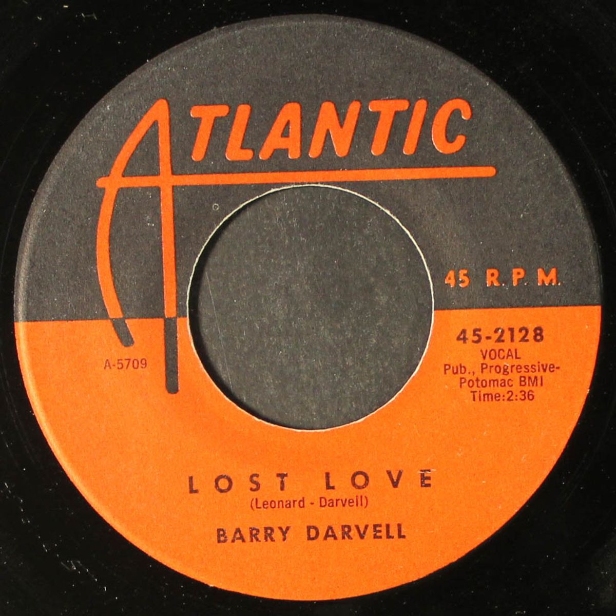 silver dollar / lost love by BARRY DARVELL
