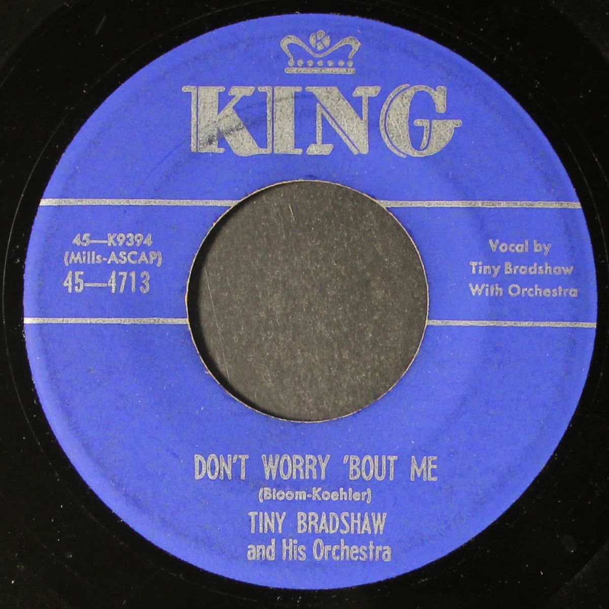 don't worry 'bout me / overflow by TINY BRADSHAW
