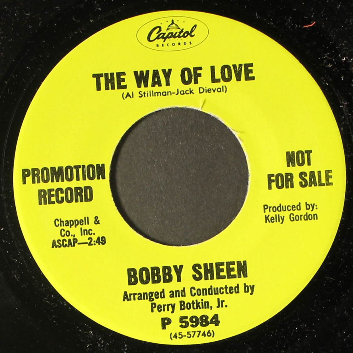 the shelter of your arms / the way of love by BOBBY SHEEN