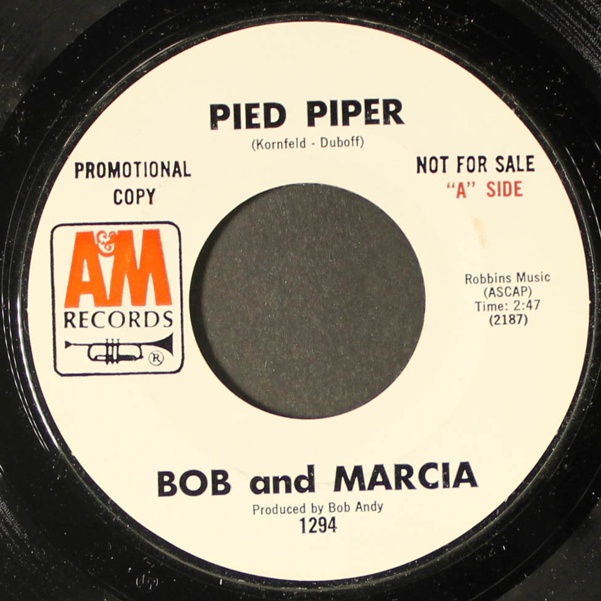 pied piper / save me by BOB & MARCIA