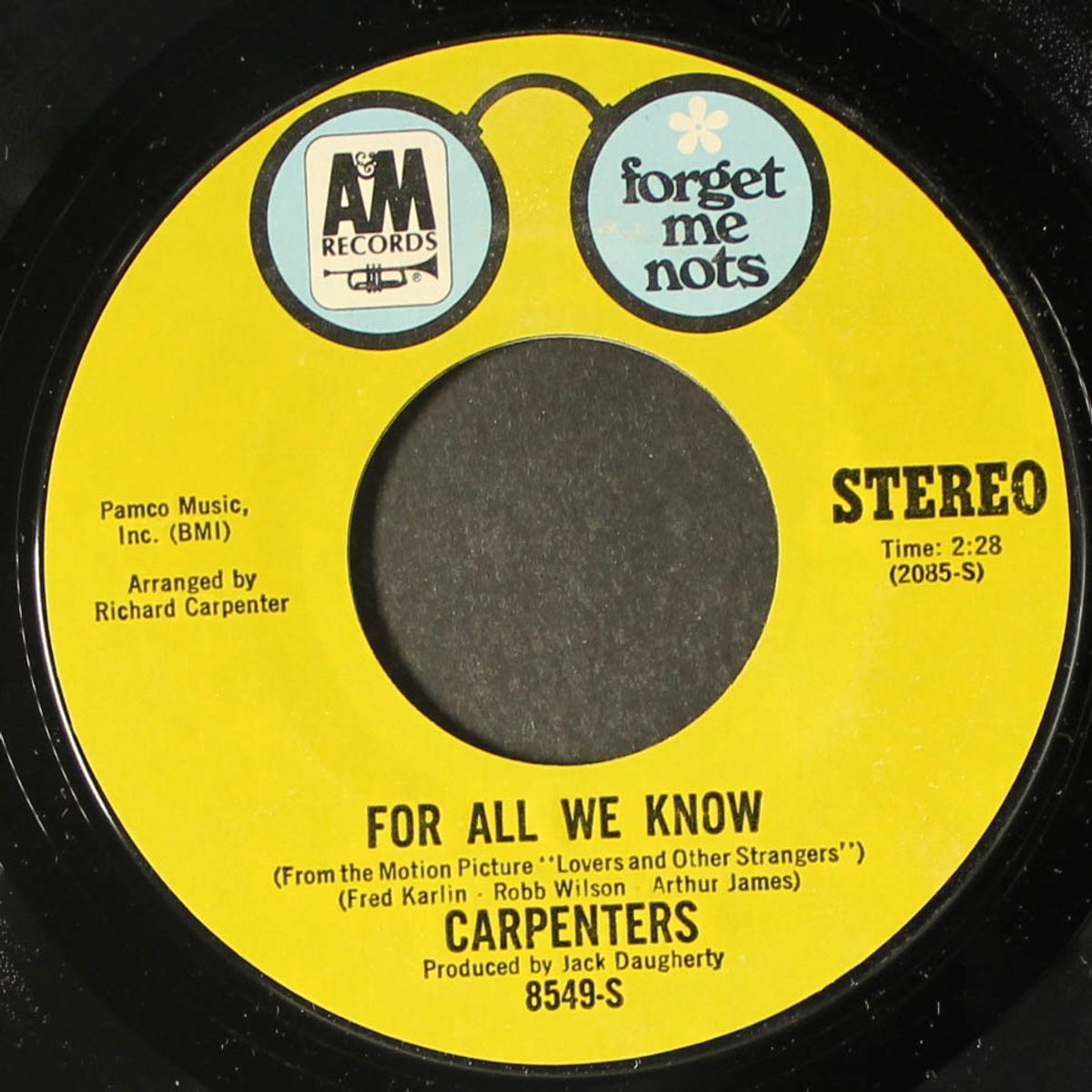 for all we know / we've only just begun by CARPENTERS