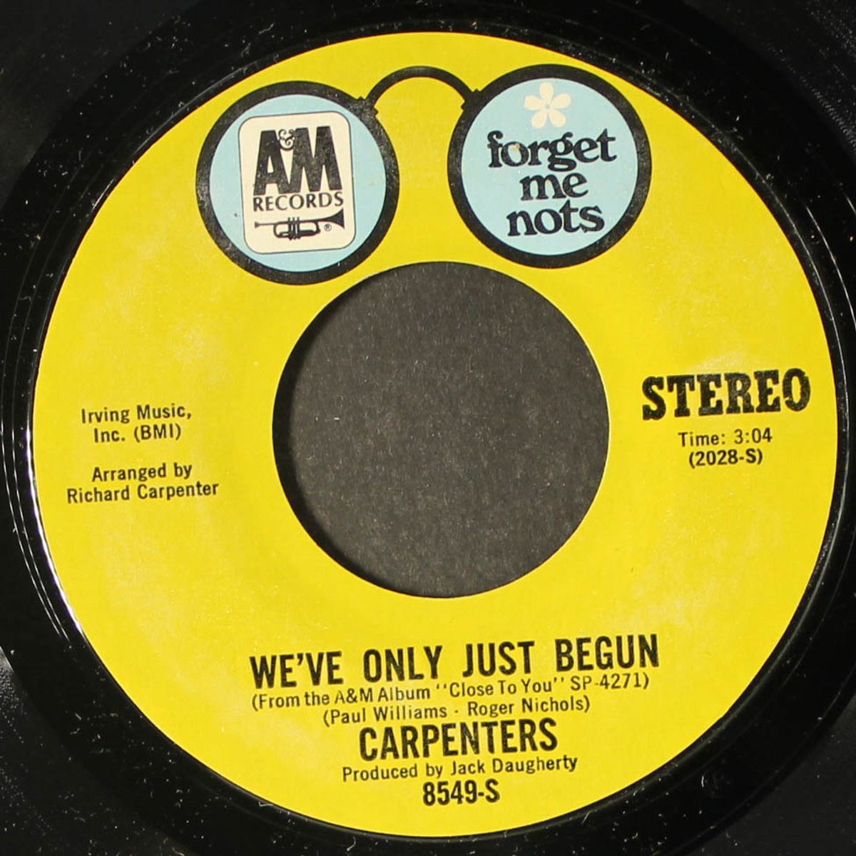 for all we know / we've only just begun by CARPENTERS