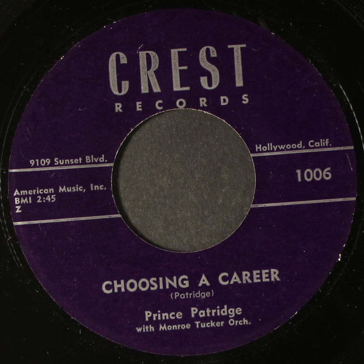 how come my dog don't bark / choosing a career by PRINCE PATRIDGE