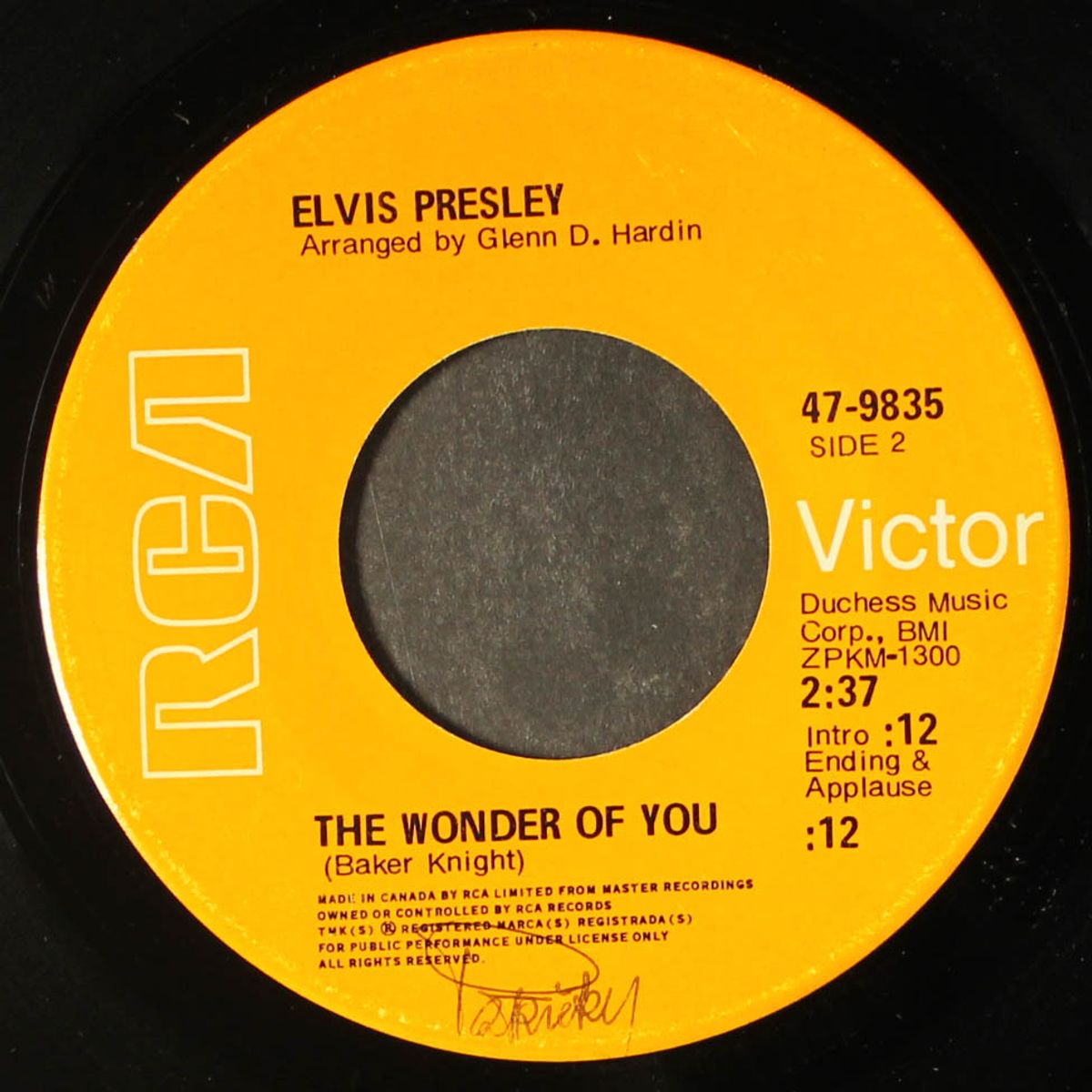 the wonder of you / mama liked the roses by ELVIS PRESLEY