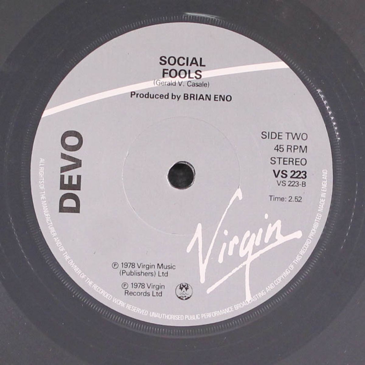 come back jonee / social fools by DEVO