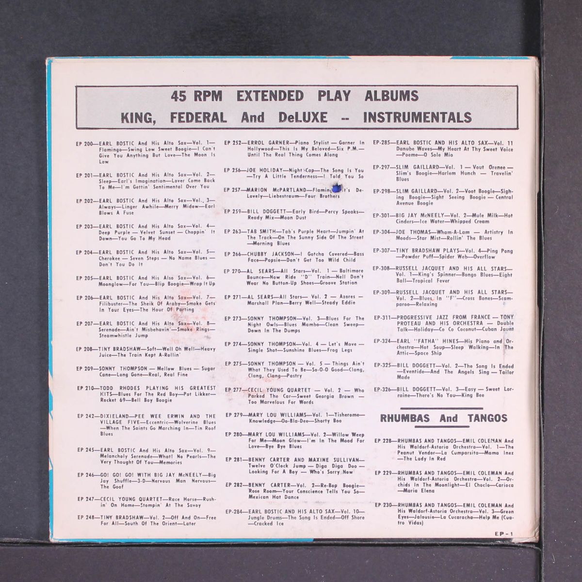 mellow blues by SONNY THOMPSON