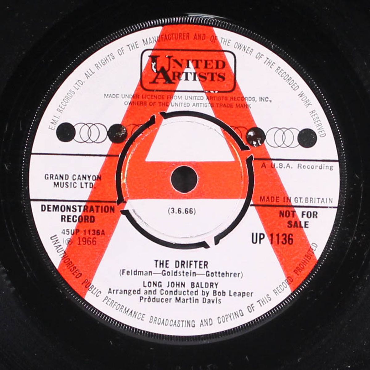 the drifter / only a fool breaks his own heart by LONG JOHN BALDRY