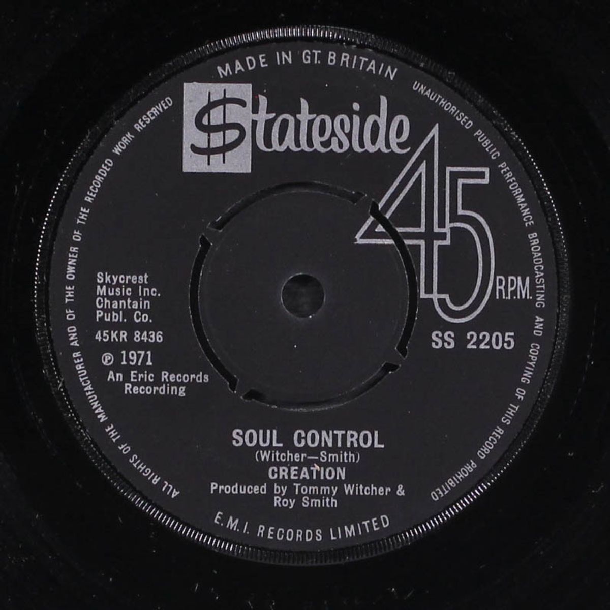 i got the fever / soul control by CREATION