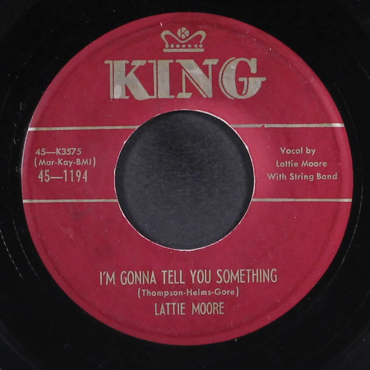 foolish castles / i'm gonna tell you something by LATTIE MOORE