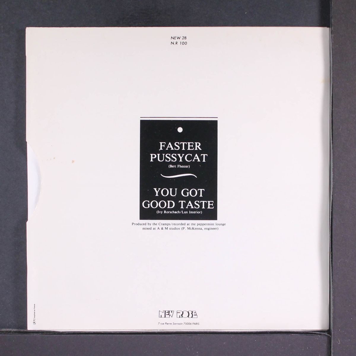 faster pussycat / you got good taste by CRAMPS