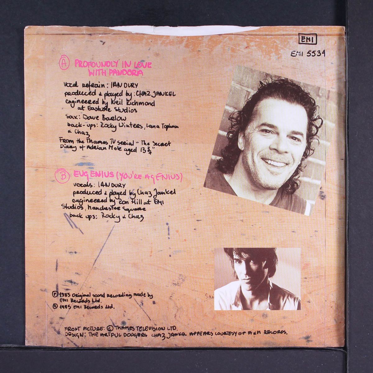 profoundly in love with pandora by IAN DURY