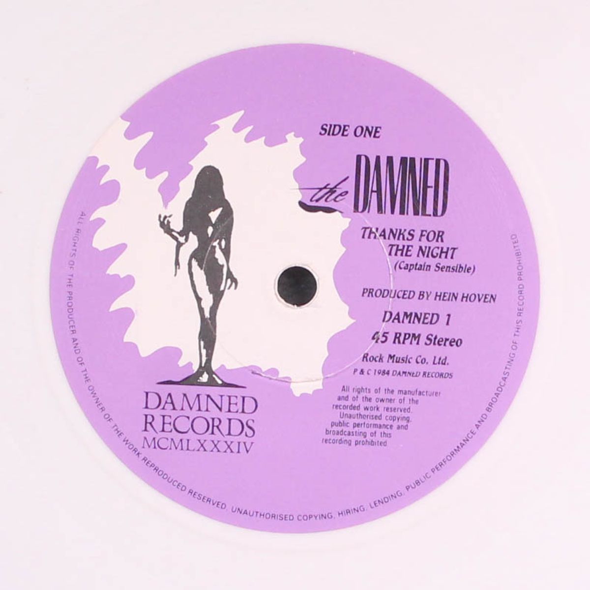 thanks for the night / nasty by DAMNED