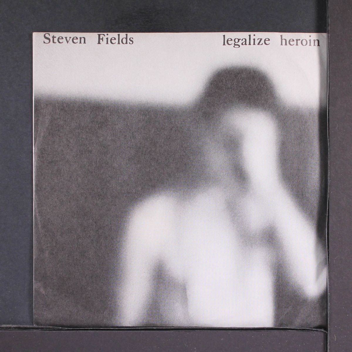 legalize heroin by STEVEN FIELDS