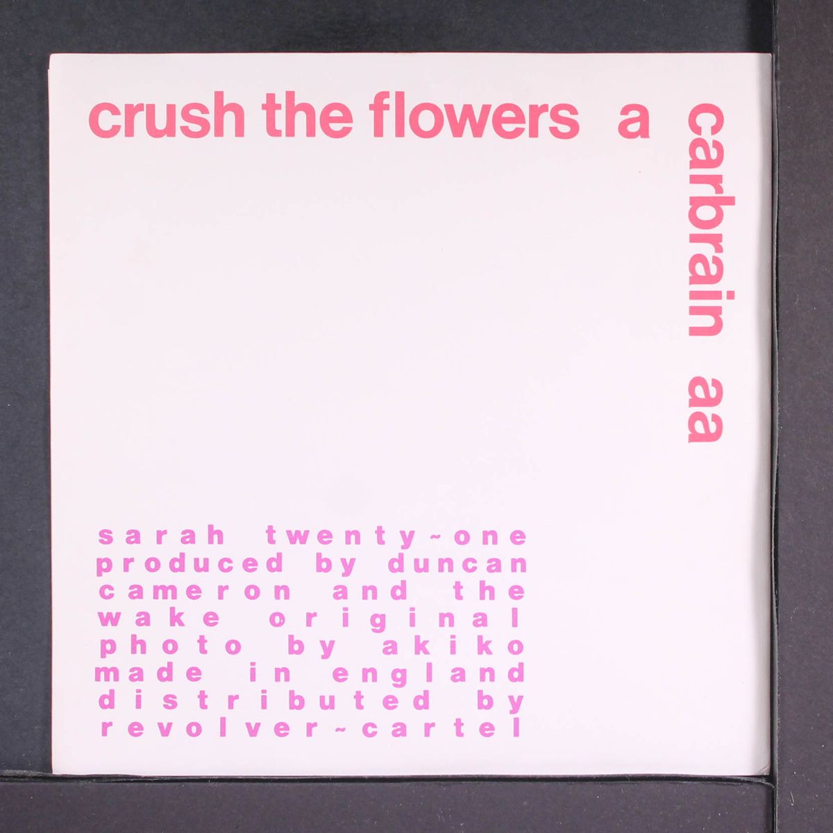 crush the flowers by THE WAKE