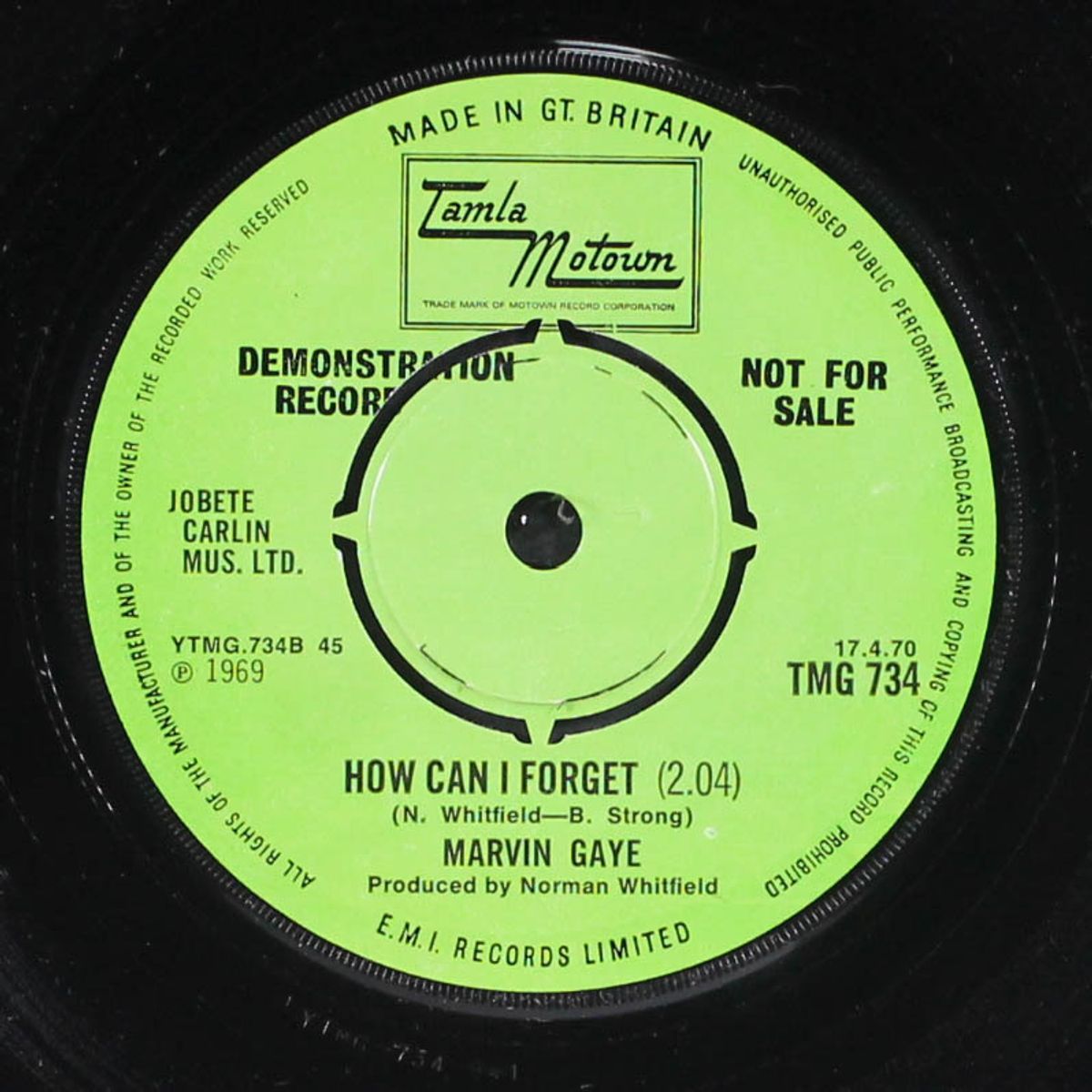 abraham, martin and john / how can i forget by MARVIN GAYE