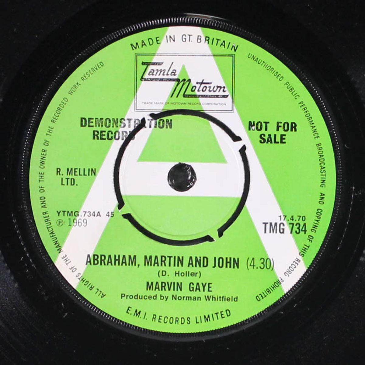 abraham, martin and john / how can i forget by MARVIN GAYE