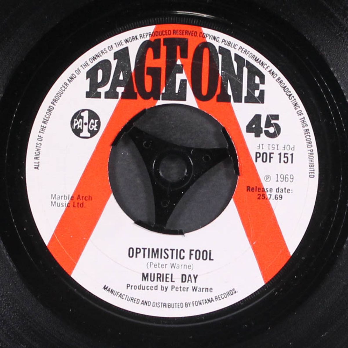 optimistic fool / nine times out of ten by MURIEL DAY