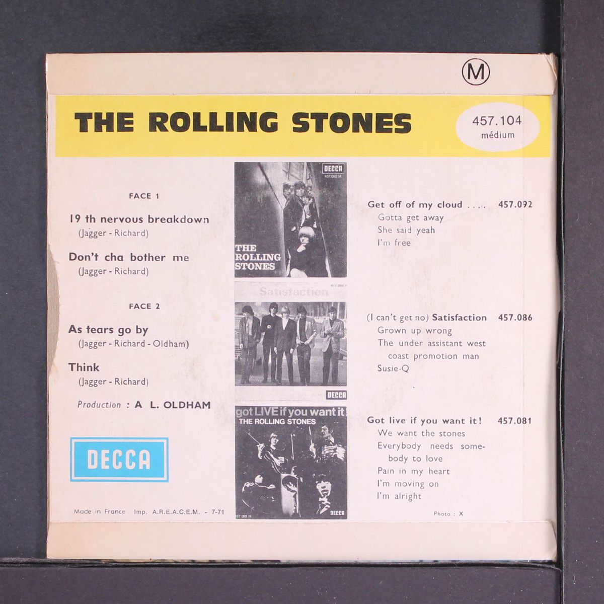 19th nervous breakdown by ROLLING STONES