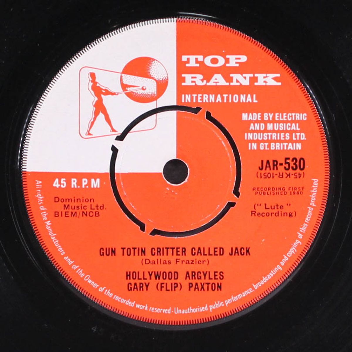 bug-eye by HOLLYWOOD ARGYLES & GARY (FLIP) PAXTON