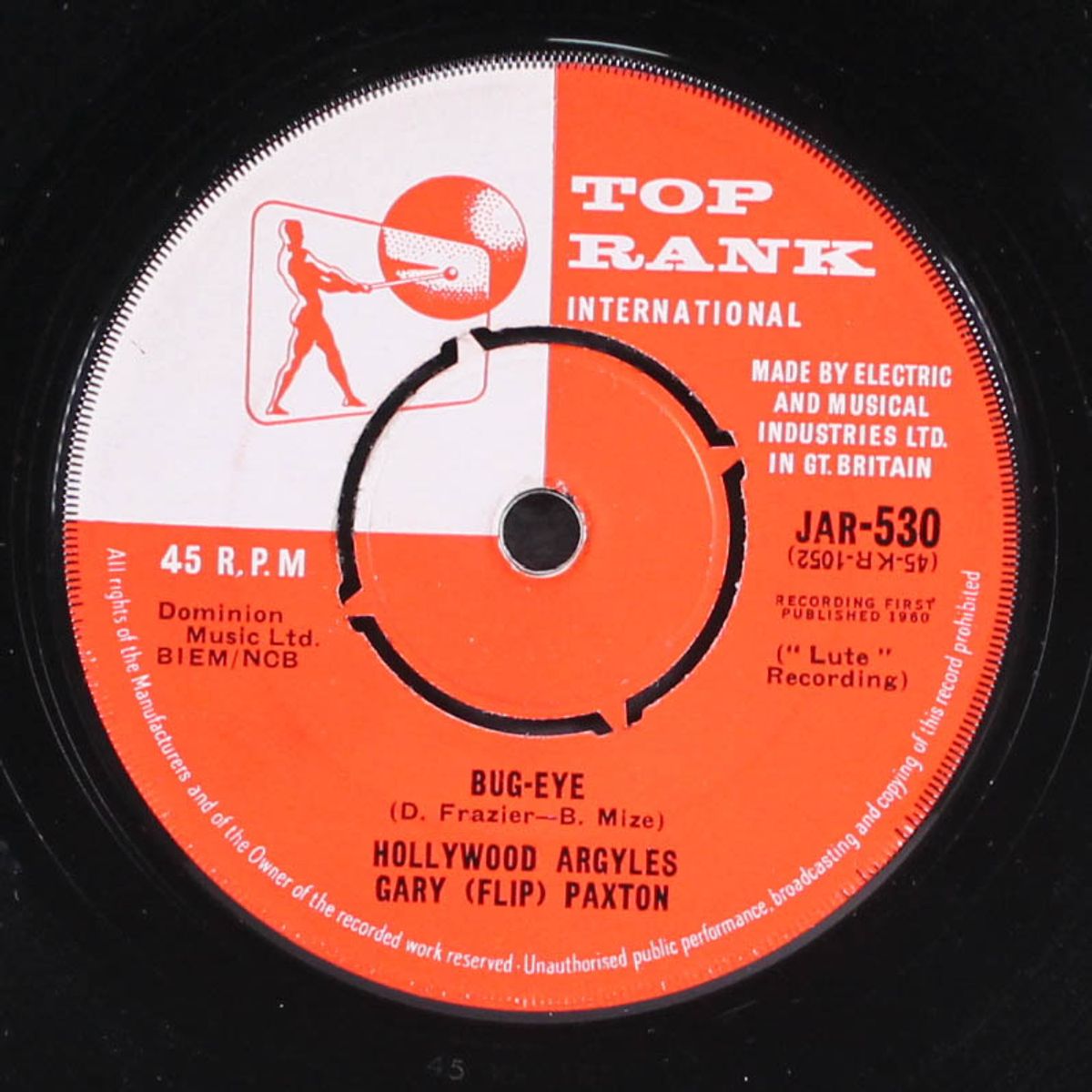 bug-eye by HOLLYWOOD ARGYLES & GARY (FLIP) PAXTON