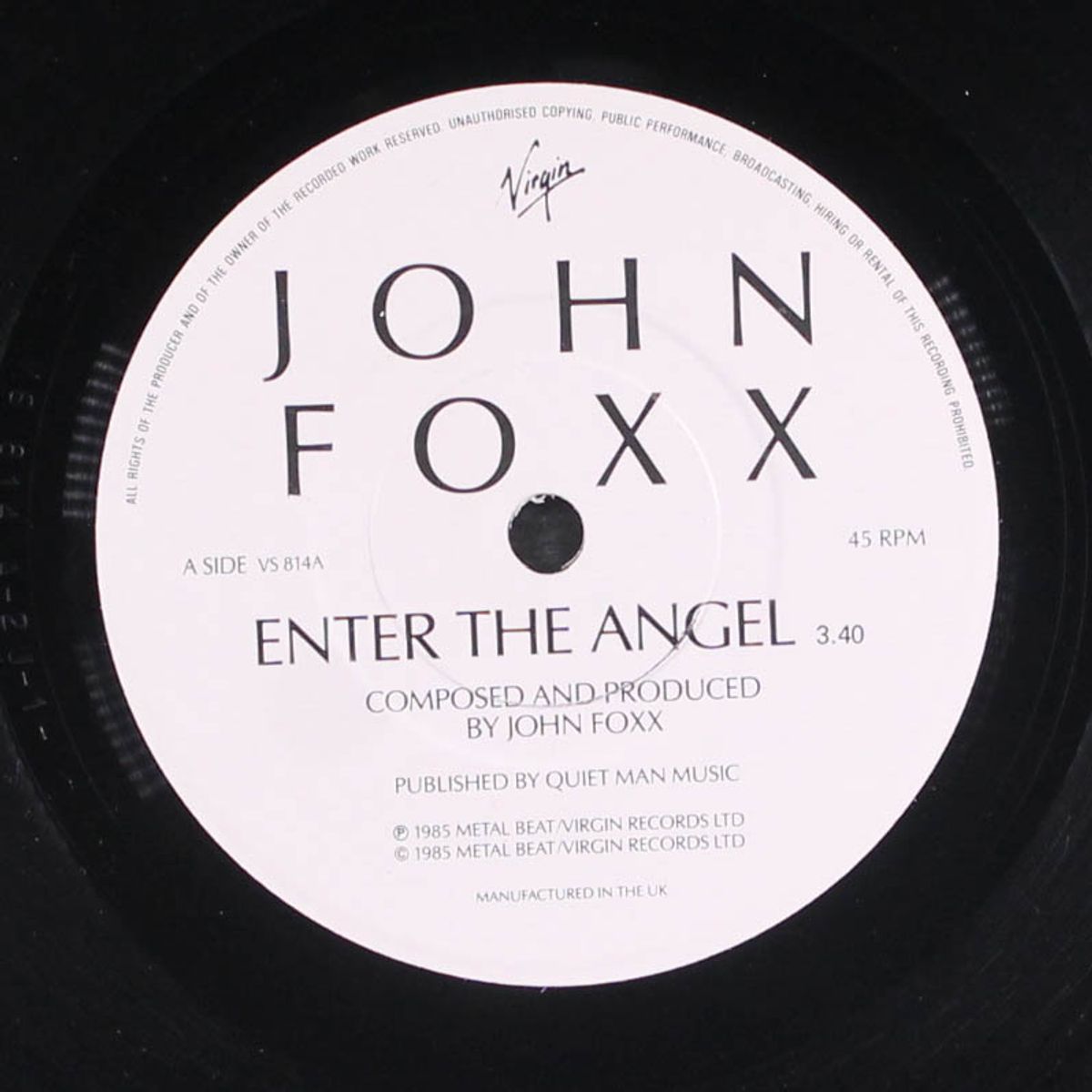 enter the angel by JOHN FOXX