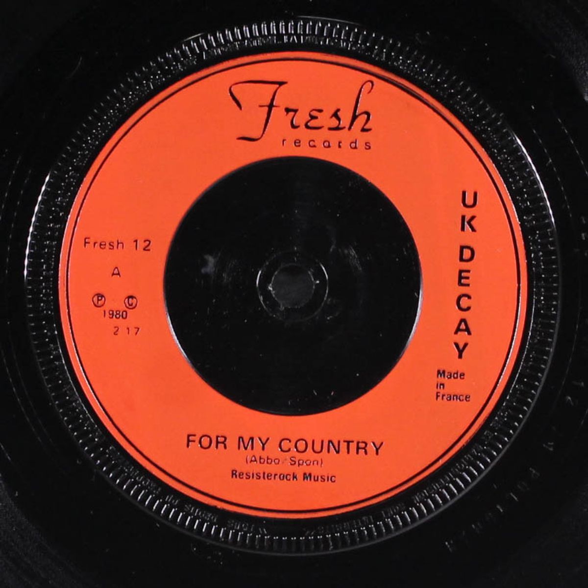 for my country by UK DECAY