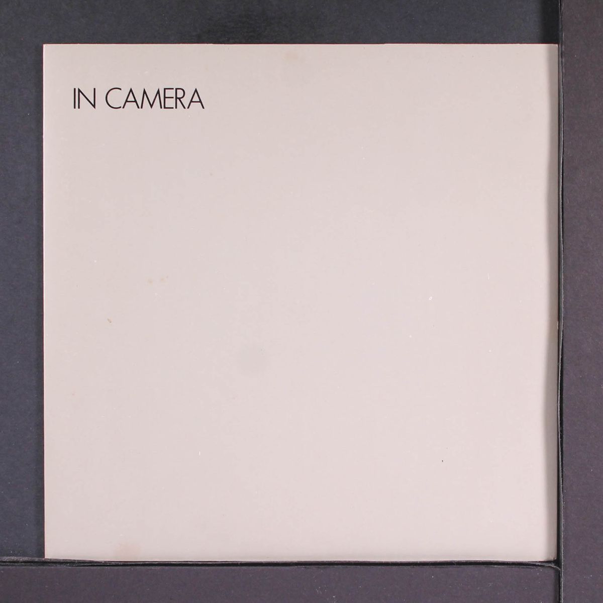 final achievement by IN CAMERA