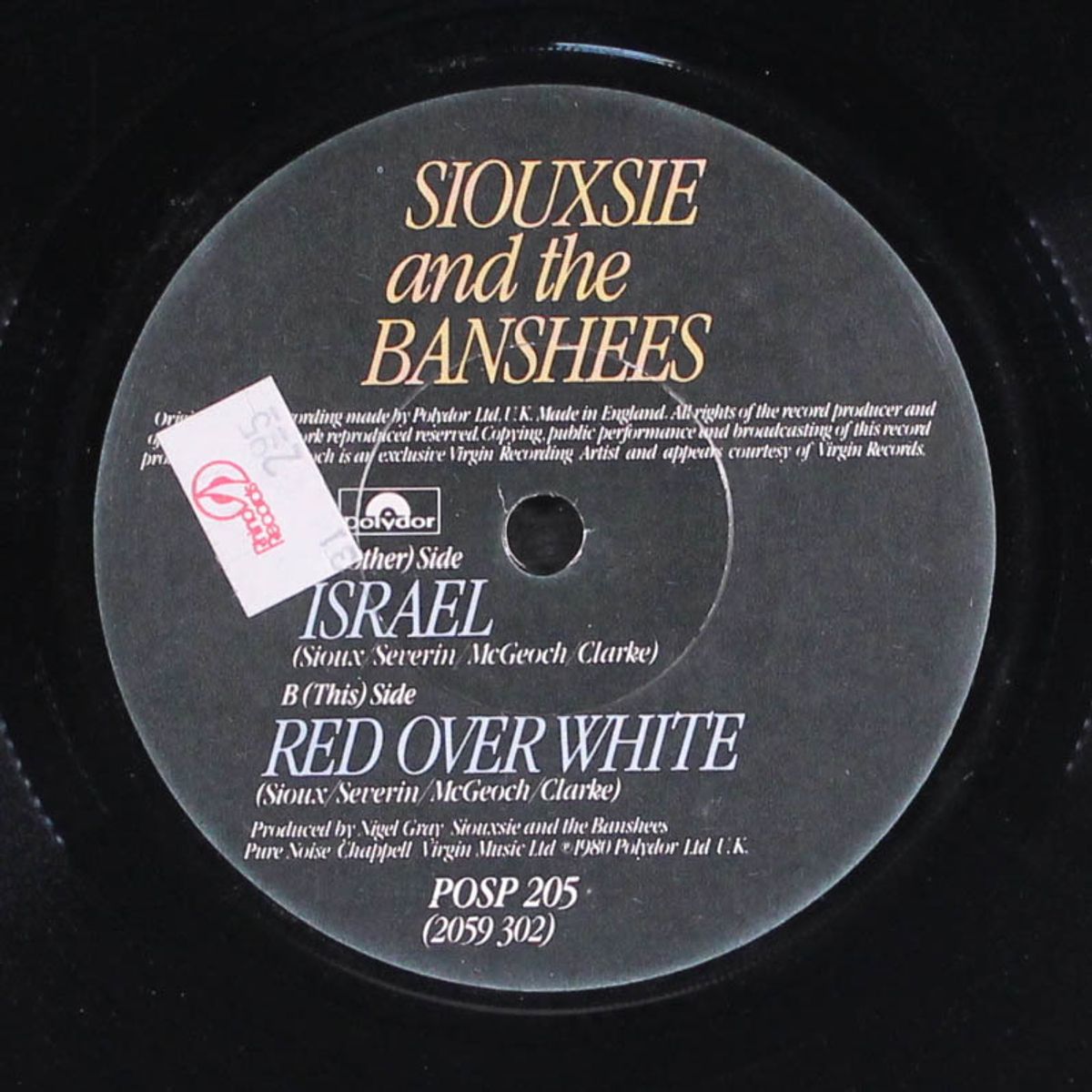 israel / red over white by SIOUXSIE & BANSHEES