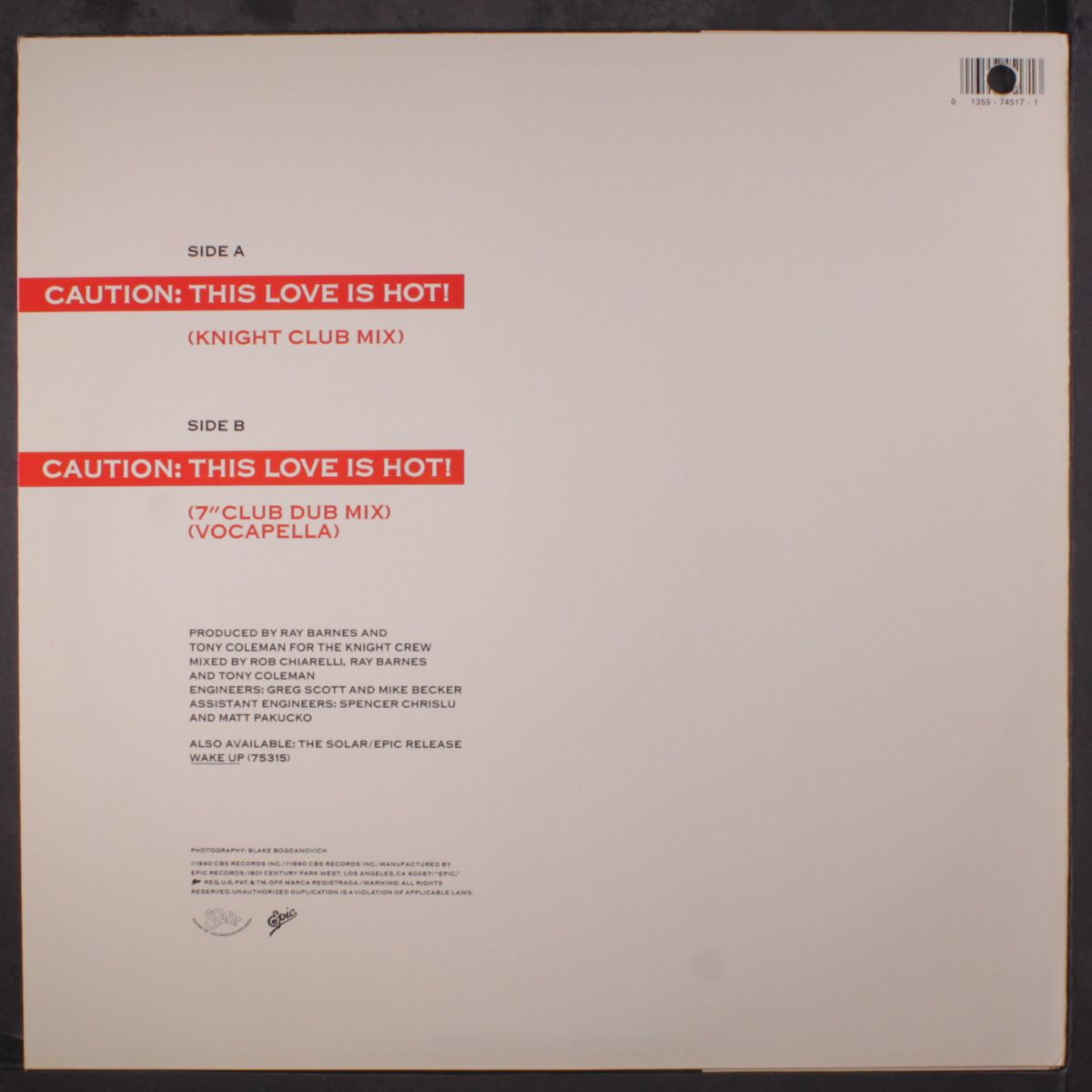 caution: this love is hot by SHALAMAR