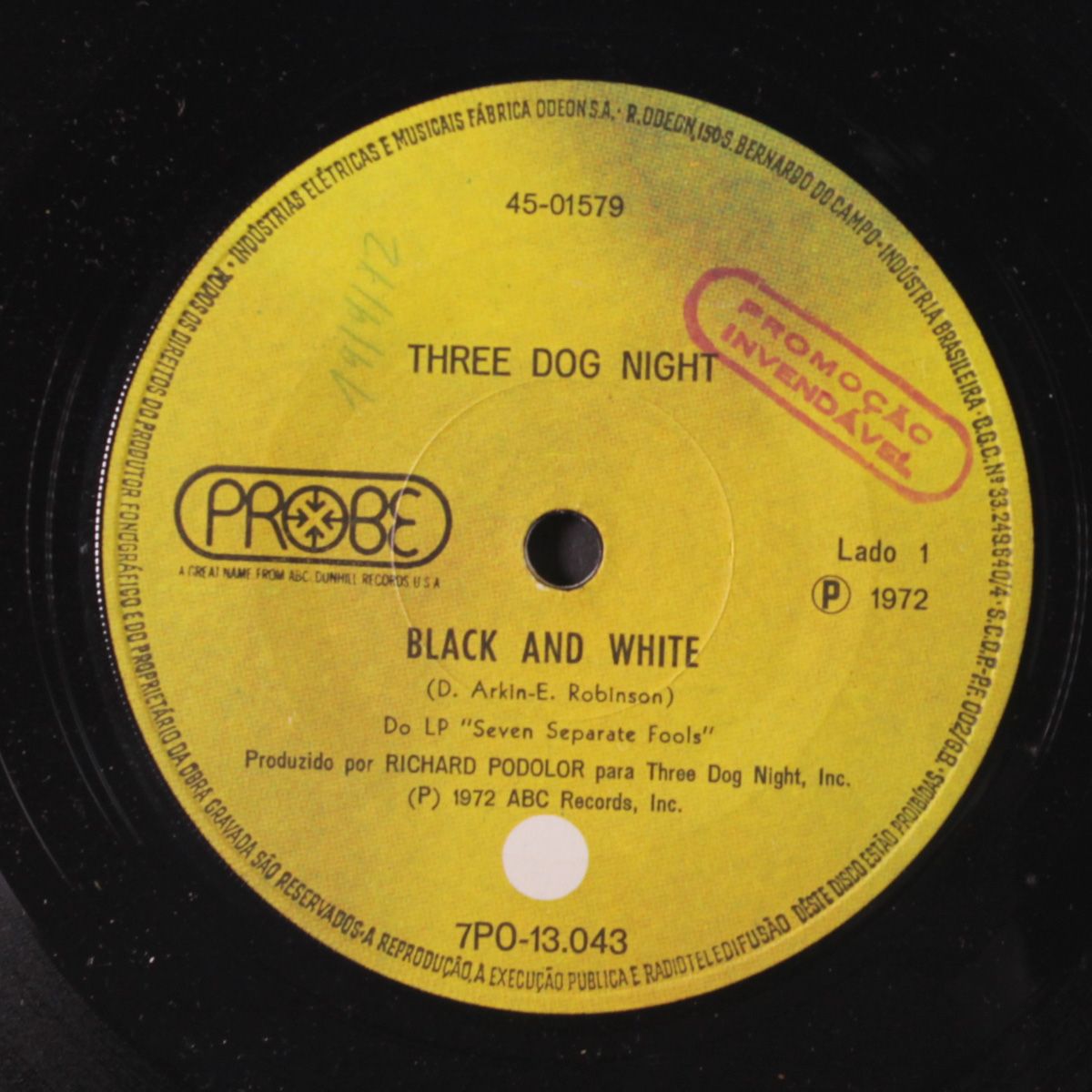 black and white by THREE DOG NIGHT