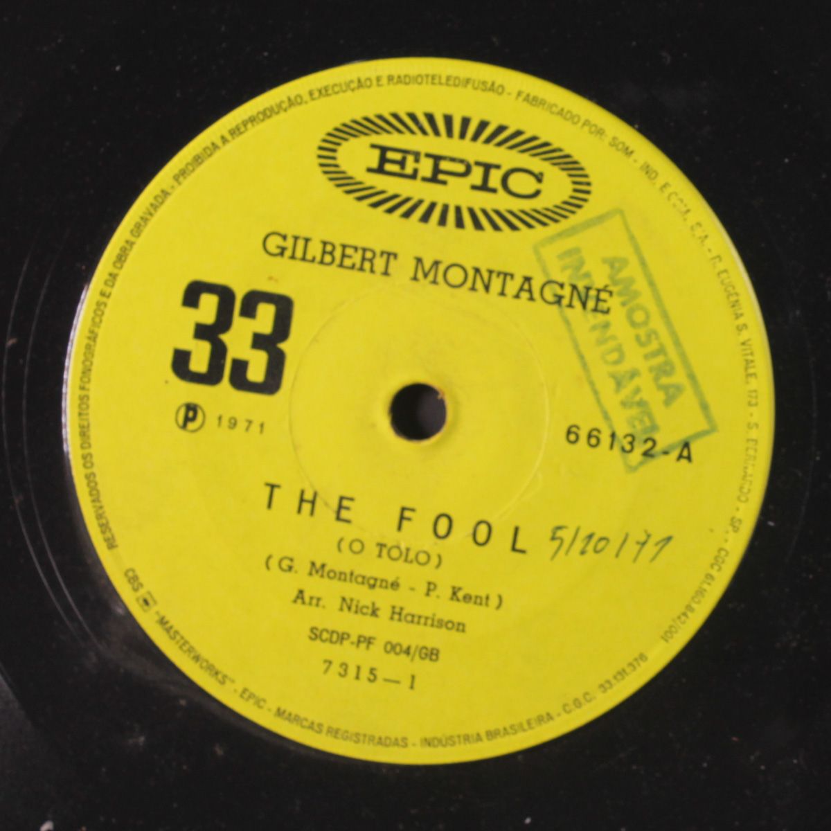 the fool / hide away by GILBERT MONTAGNE