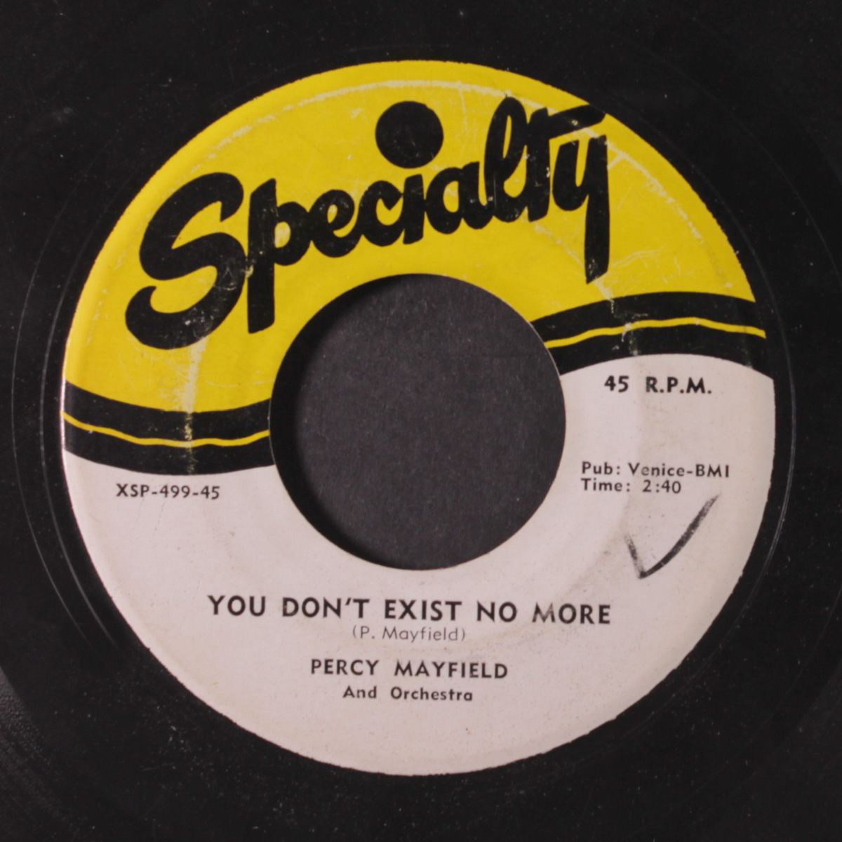 sugar mama, peachy papa / you don't exist no more by PERCY MAYFIELD