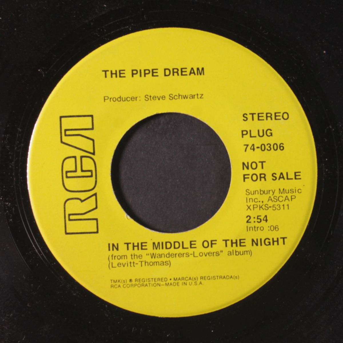 in the middle of the night / uphill woman by PIPE DREAM