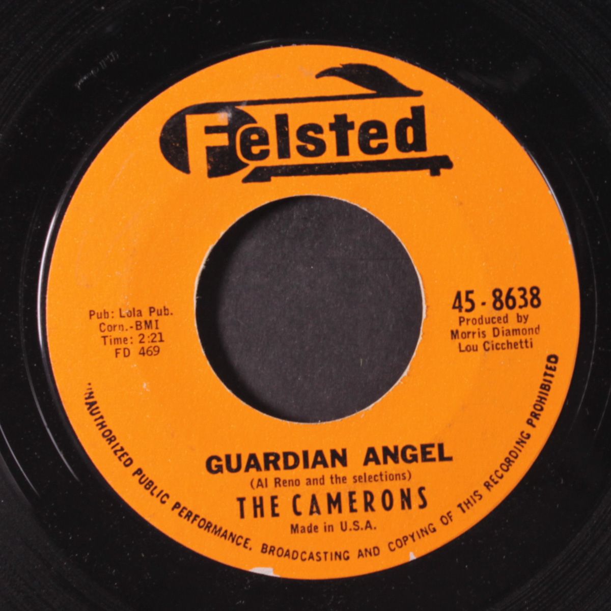guardian angel / a girl i marry by CAMERONS
