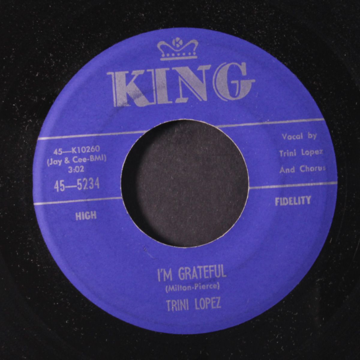 don't let your sweet love die / i'm grateful by TRINI LOPEZ