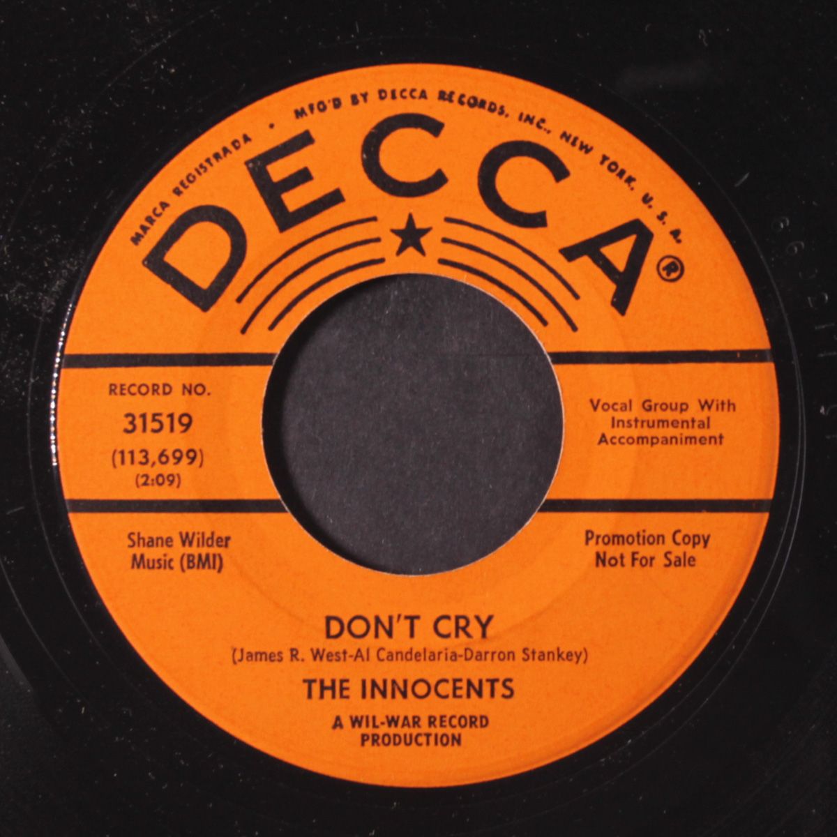 come on lover / don't cry by INNOCENTS