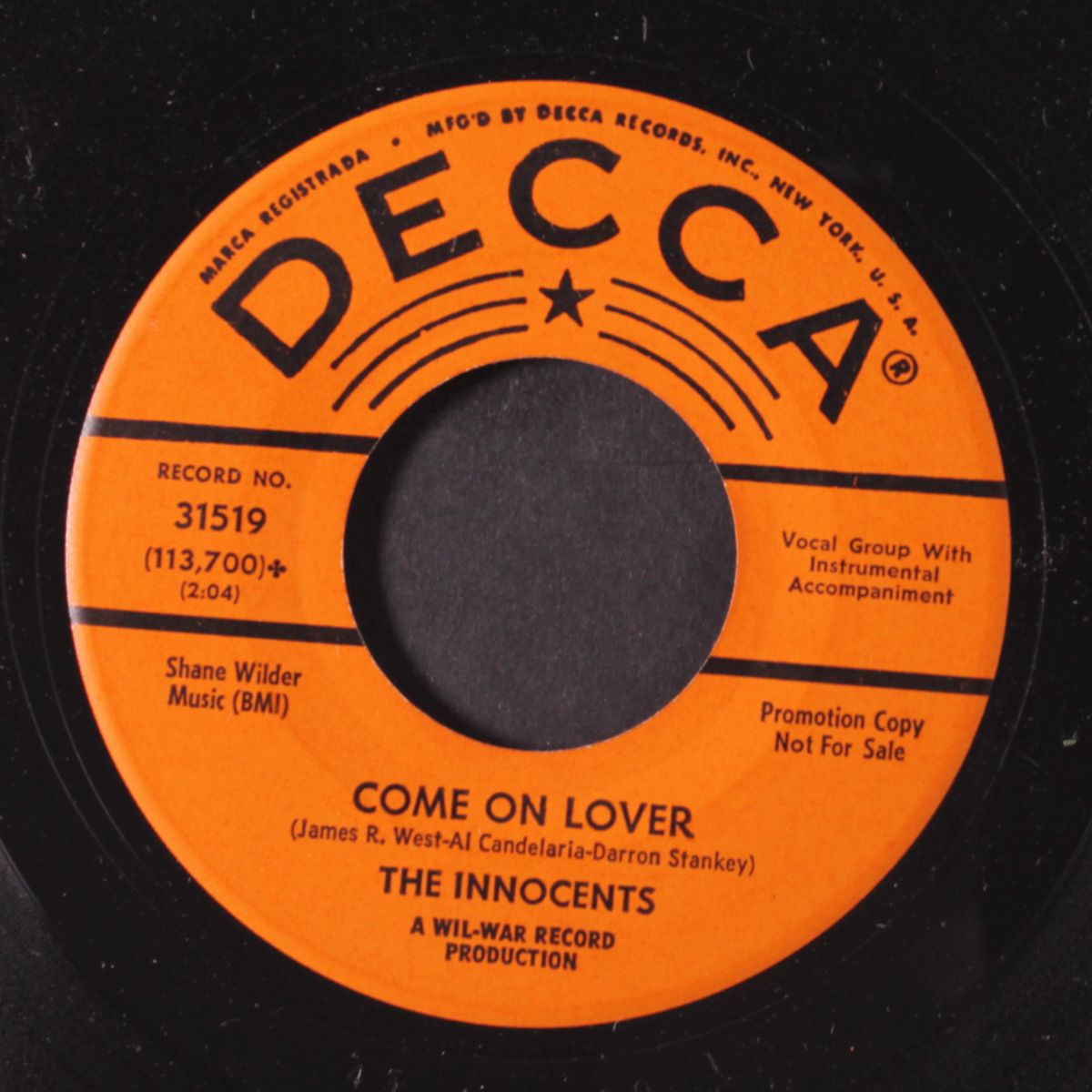come on lover / don't cry by INNOCENTS