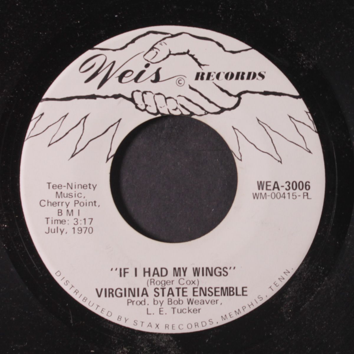 i work for god / if i had my wings by VIRGINIA STATE ENSEMBLE