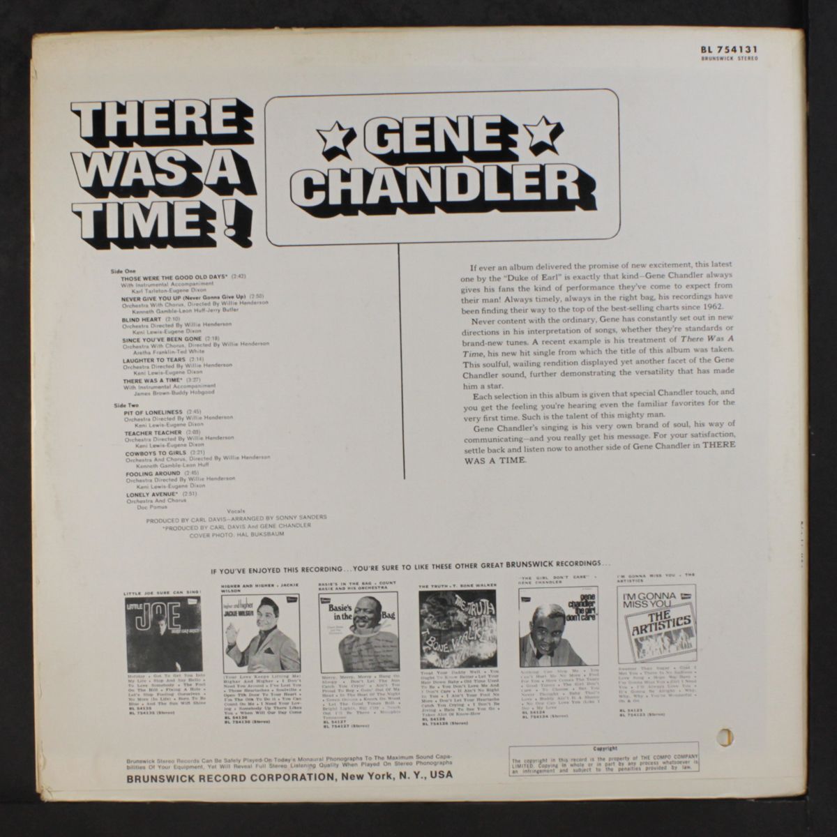 there was a time by GENE CHANDLER