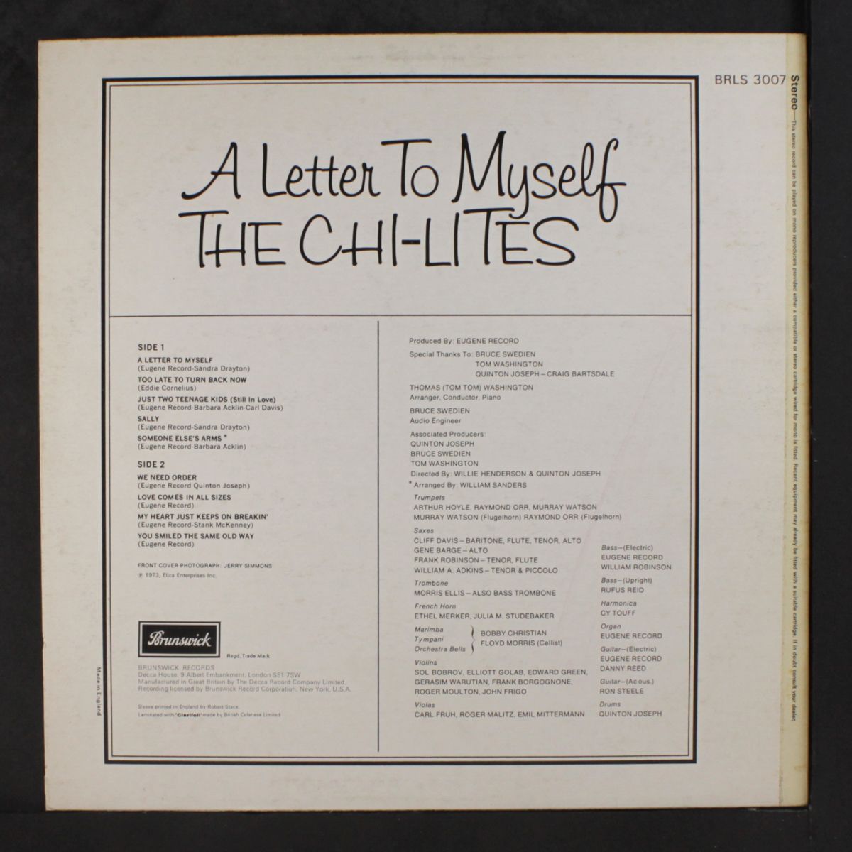 a letter to myself by CHI-LITES