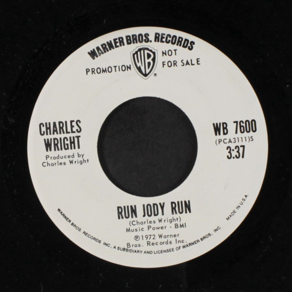 soul train / run jody run by CHARLES WRIGHT
