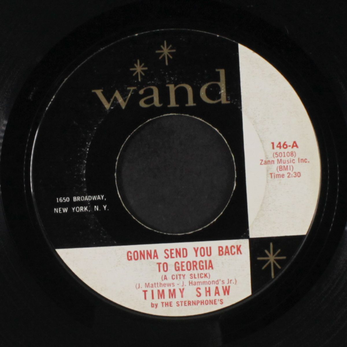 i'm a lonely guy / gonna send you back to georgia by TIMMY SHAW