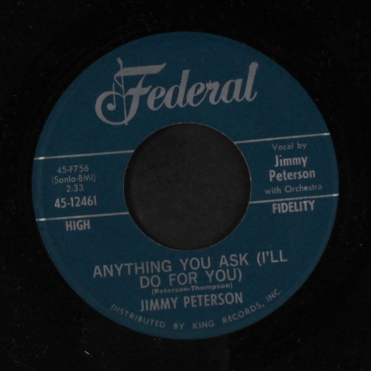 anything you ask / one buffalo by JIMMY PETERSON