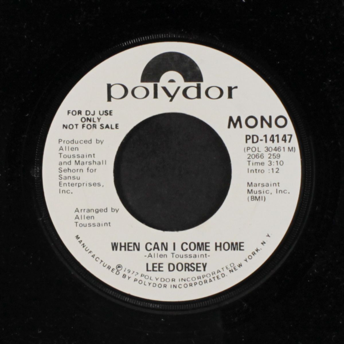 when can i come home / mono by LEE DORSEY