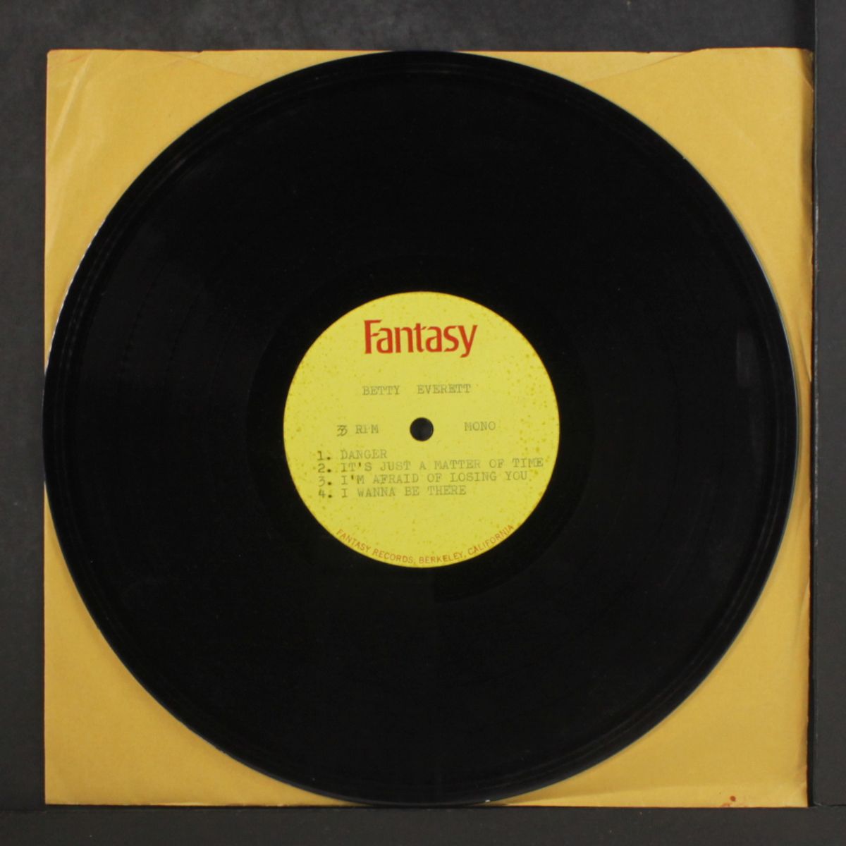 danger / it's just a matter of time / i'm afraid of losing you / i wan by BETTY EVERETT